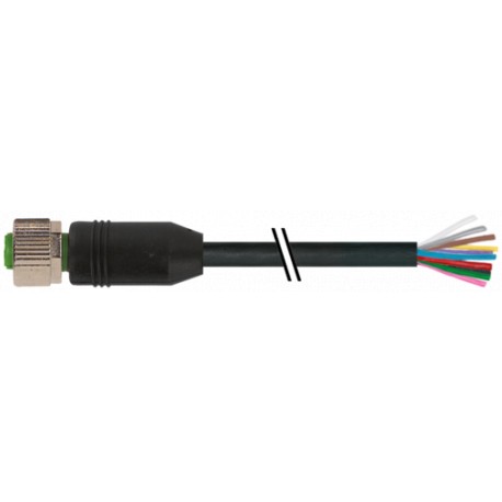 7000-19041-7052200 MURRELEKTRONIK M12 femelle 0° A-morue. avec câblePUR 12x0.14 bk UL/CSA+drag ch. 22m