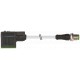 7002-40881-2360100 MURRELEKTRONIK M12 female 0° A-cod. with cablePUR 3x0.75 gy UL/CSA+drag ch. 1m