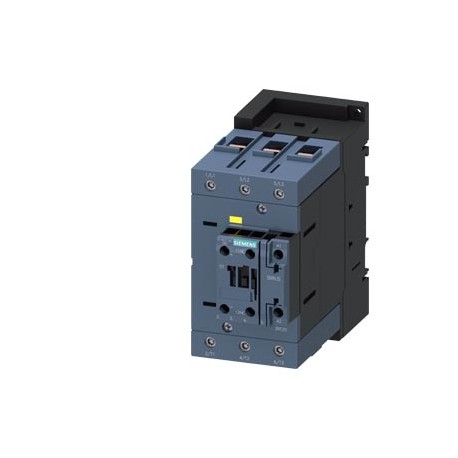 3RT2045-1SF30 SIEMENS power contactor, AC-3e/AC-3, 80 A, 37 kW / 400 V, 3-pole, 83-150 V AC/DC, 50/60 Hz, wi..
