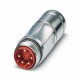 SB-8EPSA8A9L32SX 1244878 PHOENIX CONTACT M40, Coupling plug-in connector, SB, long straight, shielded: yes, ..