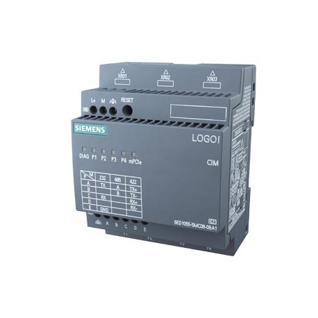 6ED1055-5MC08-0BA1 SIEMENS LOGO! CIM Communication Interface Module pour LOGO! 8 interface Modbus RTU (RS232..