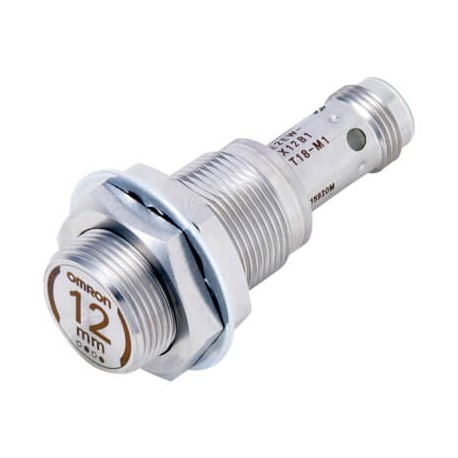 E2EW-X12C318-M1 E2EW0256G 702374 OMRON Sensor de proximidade, indutivo, aço inoxidável completo 303, M12, Bl..