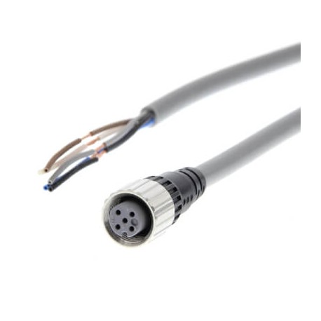 XS2F-D521-KG0-A XS2F0445H 695513 OMRON Cable de sensor, conector hembra recto M12, 5 polos, codificado A, ca..
