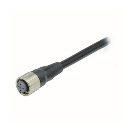 XS5F-D421-G80-XR XS5F1009B 690515 OMRON Cable de conector para sensor Smartclick, M12 de 4 contactos, PVC, c..