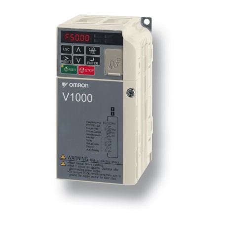 VZA40P4EAB AA034869M 355681 OMRON V1000 Trifásico 380VAC (1,8/2,1)Amp (0,4/0,75)KW con filtro