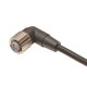 XS2F-M12PUR4A2M XS2F0690F 419164 OMRON Con cable acodado 4hilos 2m PUR M12