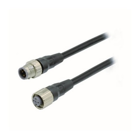 XS5W-D421-G81-XR XS5W1009B 690520 OMRON Cable de conector para sensor Smartclick, M12 de 4 contactos, PVC, c..