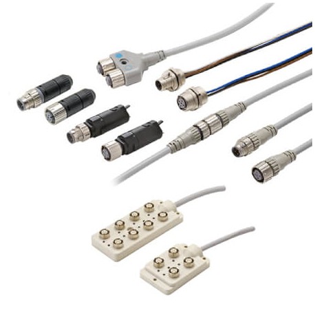 XS2R-D526-S001-2 XS2R0015D 107665 OMRON Conector T para Pick up sensors 2m