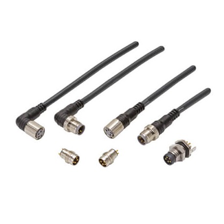 XS3F-E421-402-A XS3F0103G 250787 OMRON M8 con cable Recto 3 hilos 2m Conect. SUS316L