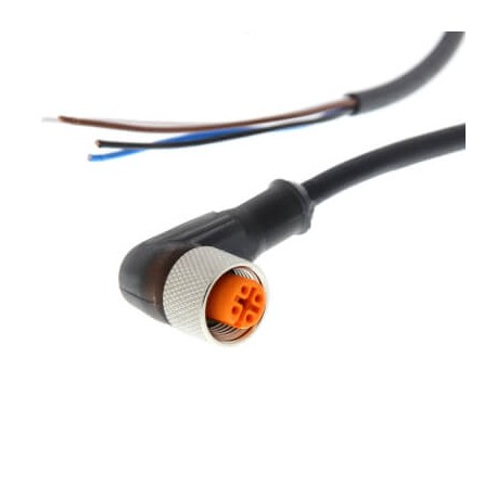 Y92E-M12PUR4A10M-L AA018033M 206571 OMRON Con cable Acodado 4 hilos 10m PUR M12