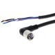 XS3F-M322-302-R XS3F0190H 372024 OMRON Con cable Acodado 3 hilos 2m M8 Standard