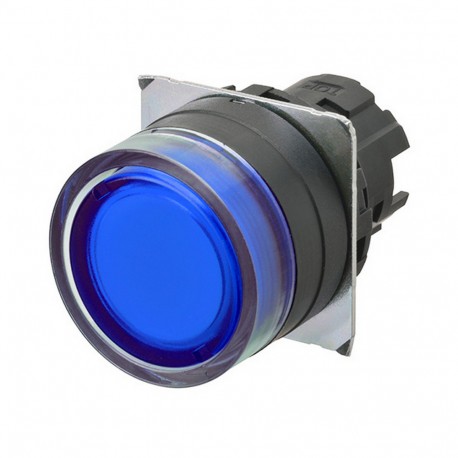 A22NZ-BGA-TAA A2270245F 667268 OMRON Pulsa.22mm, Plastic, PROTECTED, ALTERNATING, Transp.BLUE, LIGHTING