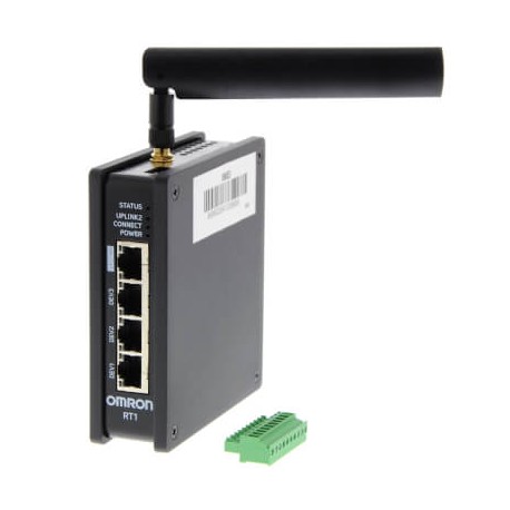 RT100-4GM3010-G RT1 1002F OMRON SiteManager 4G globale serie RT1, 10 agenti di dispositivi, 3 porte Ethernet..