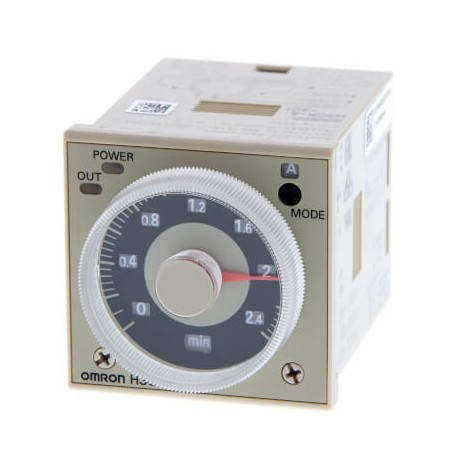 H3CR-A8-301 100-240AC/DC100DC H3CR8104H OMRON Timer, a innesto, 8 poli, 1/16DIN (48 x 48 mm), Accensione/Acc..