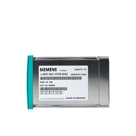 6ES7952-1KP00-0AA0 SIEMENS SIMATIC S7, карта памяти для S7-400, удлиненный дизайн, 5V Flash EPROM, 8 Мб