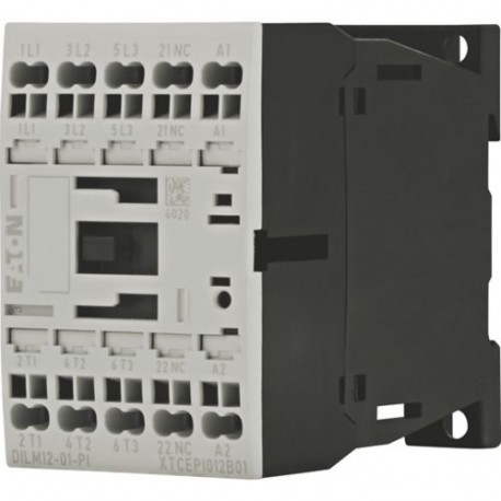 DILM12-01(230V50HZ,240V60HZ)-PI 199244 EATON ELECTRIC Contactor de potencia Conexión a tornillo 3 polos + 1 ..