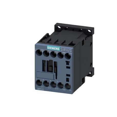 3RT2018-1XF41-0LA2 SIEMENS contator ferroviário, AC-3e/AC-3, 16 A, 7,5 kW/400 V, tripolar, 72-125 V DC, 0,7-..