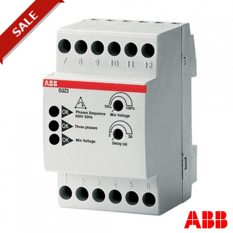 SQZ3 2CSM111310R1331 ABB SQZ3 Phase-Sequence Relay Electri.