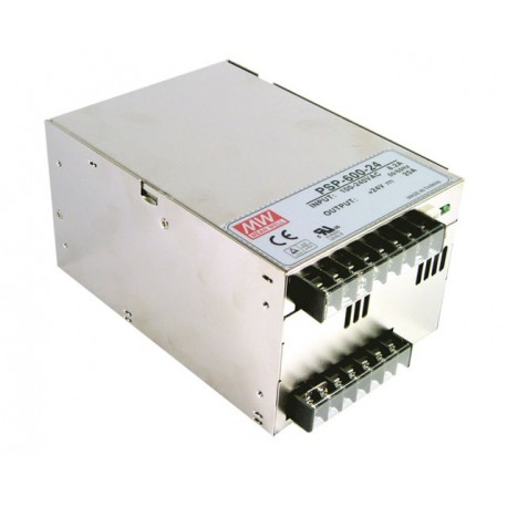 PSP-600-24 MEANWELL Netzteil AC/DC geschlossene Bauform, Ausgang 24VDC / 25A