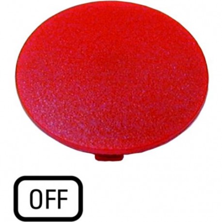 M22-XDP-R-GB5 218289 M22-XDP-R-GB5Q EATON ELECTRIC botão placa M22-XDP-R-GB5Q, cogumelo vermelho, OFF