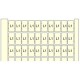RC55 41-50H 1SNA230006R0400 ENTRELEC RC55 Terminal Block Markers pre-printed 41- 50 (x10) Horizontal