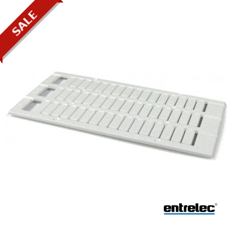 MC812PA 1SNK169999R0000 ENTRELEC MC812PA Bornier carte Marker Blank. blanc. polyamide