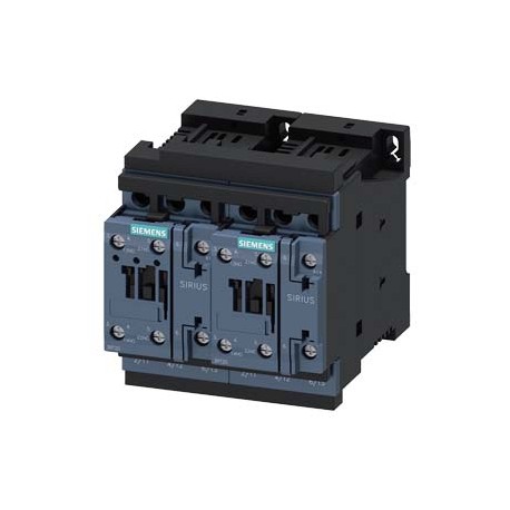 3RA2327-8XE30-1BB4 SIEMENS Reversing contactor assembly for 3RA27 AC-3, 15 kW/400 V, 24 V DC 3-pole, Size S0..