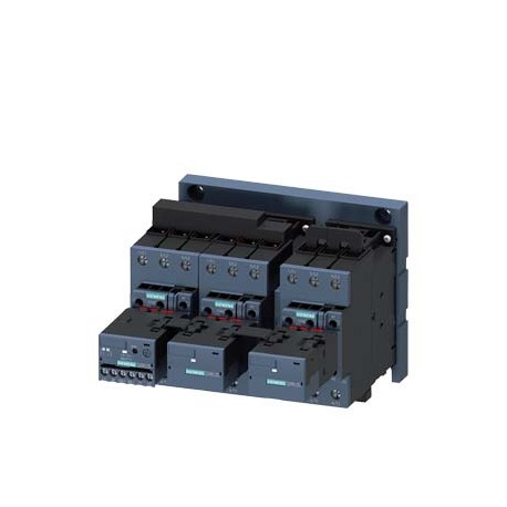 3RA2437-8XH32-1NB3 SIEMENS Contactor assembly for star-delta (wye-delta) start, AS-i AC-3, 55 kW/400 V, 20-3..