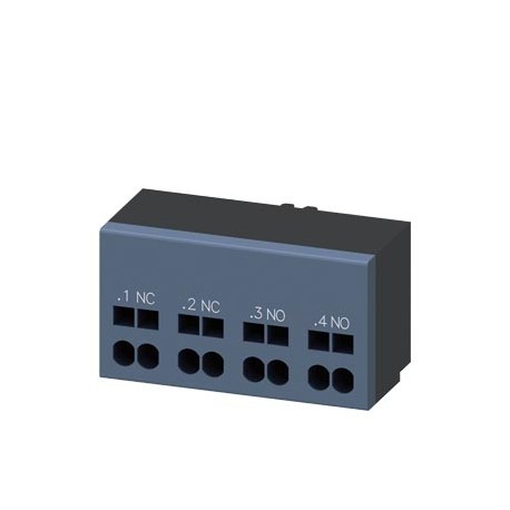 3RA6913-2A SIEMENS interruptor auxiliar 1 contacto NC 1 contacto NA Conexión circuito de mando: borne de res..