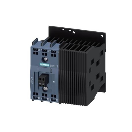 3RF3416-2BB24 SIEMENS Solid-state contactor 3-phase 3RF3 AC 53 / 16 A / 40 °C 48-480 V / 110-230 V AC 2-phas..