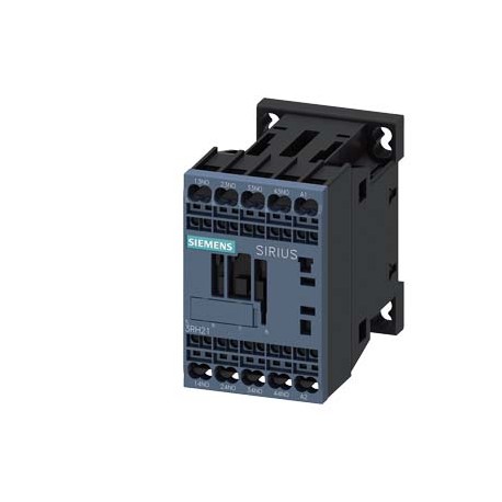 3RH2140-2AP60 SIEMENS Contactor relay, 4 NO, 220 V AC, 50 Hz, 240 V, 60 Hz, Size S00, Spring-type terminal