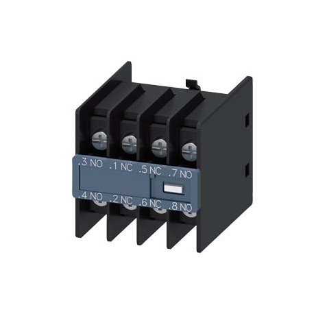 3RH2911-4FB22 SIEMENS Auxiliary switch 11 U, on the front, 2 NO + 2 NC Current path 1 NO, 1 NC, 1 NC, 1 NO f..