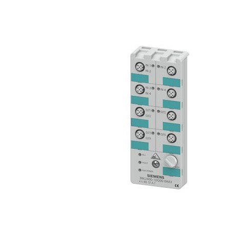 3RK2400-1DQ00-0AA3 SIEMENS AS-i compact module K60 digital A/B slave, 4 DI/4 DQ, IP67 4 x input, maximum 200..