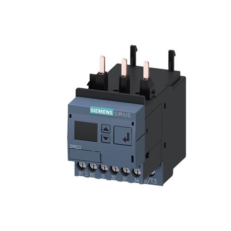 3RR2242-1FA30 SIEMENS Monitoring relay, can be mounted to Contactor 3RT2, Size S0 standard, digitally adjust..