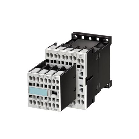 3RT1016-2BB44-3MA0 SIEMENS CONTACTOR, AC-3, 4KW/400V, 2NA+2NC, NO DESMONTABLE, 24V DC, 3POLOS, TAM. S00, CO..