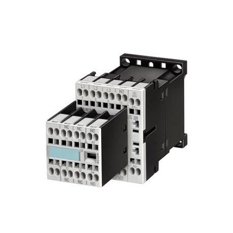 3RT1016-2DB44 SIEMENS CONTACTEUR, AC-3 4 KW / 400 V, 24 V DC, 2NO + 2NC 3-POLE, TAILLE S00 ... S12 CAGE CLA..