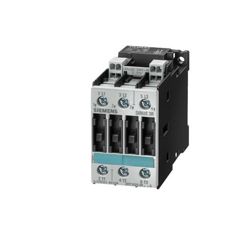 3RT1025-3AC20 SIEMENS CONTACTEUR, AC-3 7.5 KW / 400 V, 24 V 50/60 HZ, 3-POLE, TAILLE S0, CAGE CLAMP CONNECT..