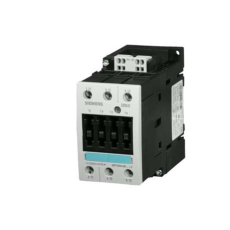 3RT1034-3BW40 SIEMENS Contactor de potencia, 3 AC 32 A, 15 kW/400 V 48 V DC, 3 polos, Tamaño S2 borne de res..