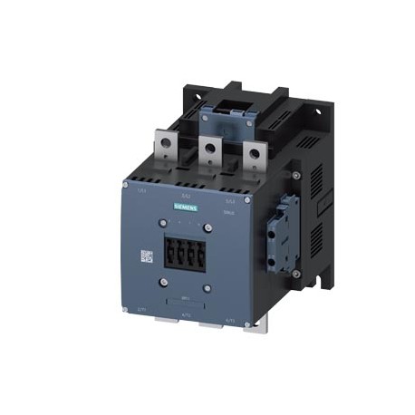 3RT1076-6NF36 SIEMENS contactor de potencia, AC-3 500 A, 250 kW/400 V AC (50-60 Hz)/DC 96-127 V AC/DC contac..