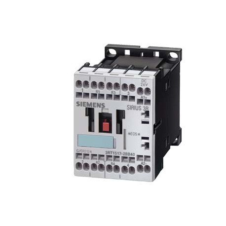 3RT1517-2BB40 SIEMENS CONTACTEUR, AC-3 5.5KW / 400 V, AC-1, 22 A, 24 V DC, 4-POLE, 2 NO + 2 NC, TAILLE S00,..