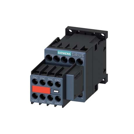 3RT2016-1CK64-3MA0 SIEMENS Contacteur de puissance, AC-3 9 A, 4 kW / 400 V 2 NO + 2 NF, 110 V CA, 50 Hz 120 ..
