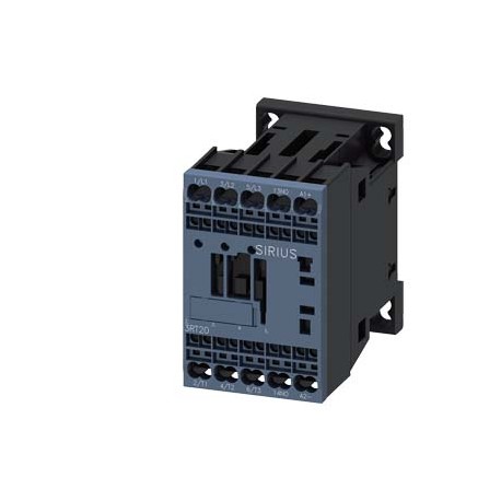 3RT2017-2BB41-0CC0 SIEMENS Contactor de potencia, AC-3 12 A, 5,5 kW/400 V 1 NA, 24 V DC con conectividad, 3 ..