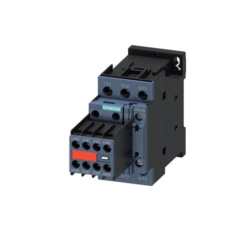 3RT2024-1CK64-3MA0 SIEMENS Contacteur de puissance, AC-3 12 A, 5,5 kW / 400 V 2 NO + 2 NF, 110 V CA, 50 Hz 1..