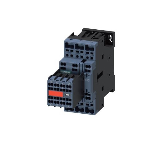 3RT2025-2AK64-3MA0 SIEMENS Contacteur de puissance, AC-3 : 17 A, 7,5 kW / 400 V 2 NO + 2 NF, AC110 V, 50Hz 1..