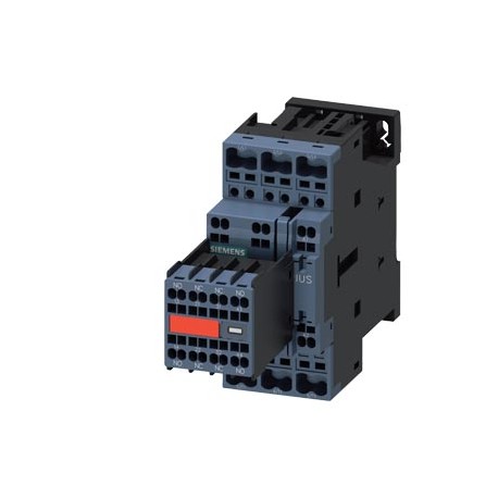 3RT2028-2CK64-3MA0 SIEMENS Contacteur, AC-3, 18,5 kW / 400 V, 2 NO + 2 NF, 110 V CA, 50 Hz, 120 V, 60 Hz, av..