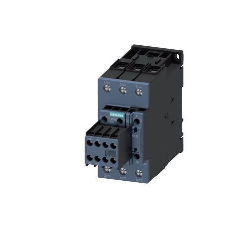 3RT2037-1KB44 SIEMENS Contacteur interface, AC-3 65 A, 30 kW / 400 V 2 NO + 2 NF, 24V CC avec varistance 3 p..