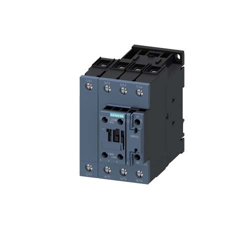 3RT2336-1AC20 SIEMENS Contacteur, 1 CA, 60 A/400 V/40 °C, S2, 4 pôles, 24 V CA, 50/60 Hz, 1 NO +1 NF, borne ..