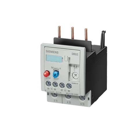 3RU1136-4BB0 SIEMENS Overload relay 14...20 A For motor protection Size S2, Class 10 Contactor mounting Main..