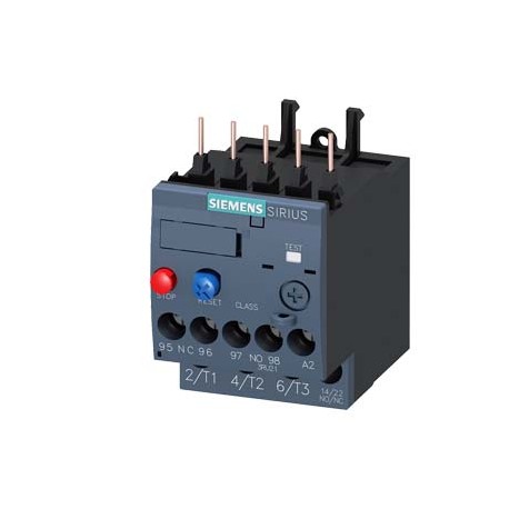 3RU2116-1AB0 SIEMENS Overload relay 1.1...1.6 A Thermal For motor protection Size S00, Class 10 Contactor mo..