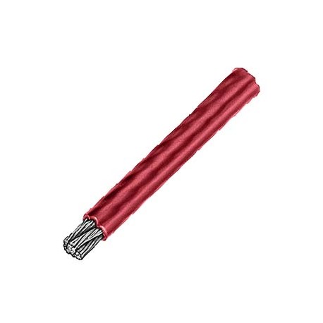 3SE7910-2AB SIEMENS cable de acero 3 mm (longitud 15 m) con cubierta de plástico roja